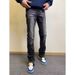 Retro Flared Jeans For Men Loose Straight Leg Trousers High Waist Spring Autumn Trendy High Street Style_mkmklike.com