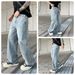 Men's Clothing Jeans Men New Trendy Street Style Loose Straight Wide Leg Casual Pants Men's Wear_mkmklike.com