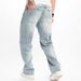 Men's Clothing New Men's Jeans Trousers High Street Flared Pants_mkmklike.com
