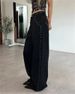 Korean Sweet & Cool High-Waisted Wide-Leg Jeans – Vintage Washed Denim With Side Studs (Dongdaemun Premium, Light Blue Wash)_mkmklike.com