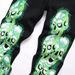 Men's Dark Gothic Style Skull Print Jeans High Street Hip Hop Slim Fit Stretch Trousers_mkmklike.com