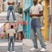 Men's Bootcut Stretch Jeans – Retro Blue Denim Pants (XL-3XL, Comfort Fit, Vintage Style)_mkmklike.com