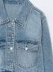 Women's Denim Jacket Long Sleeve Short Length Casual Blouse Coat For Spring Autumn Fashion Outerwear_mkmklike.com