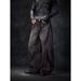 Vintage Washed High-Waisted Baggy Jeans Men's 90s Grunge Streetwear Denim Distressed Details Black Grey S-3XL_mkmklike.com