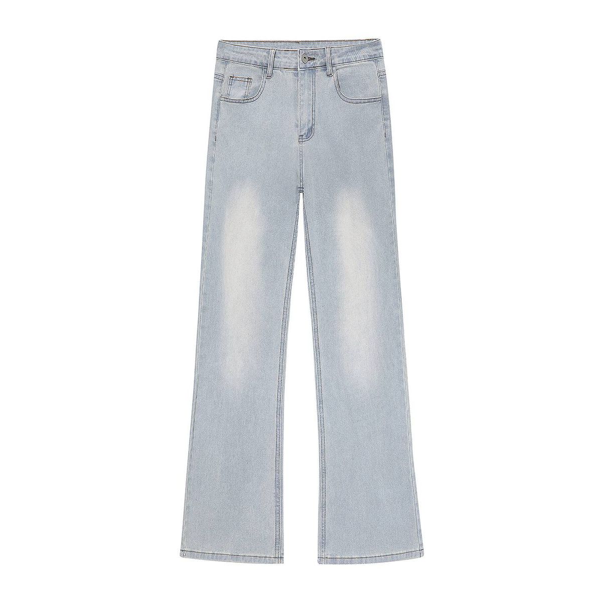 Distressed Splatter Wash Jeans For Men – Slim Fit Stretch Denim With Artistic Patchwork (S-3XL) | Trendy Cropped Ankle Length For Streetwear Looks_mkmklike.com