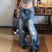 Retro American Street Style Ripped Jeans Straight Leg Distressed Design Slimming Floor Length Trousers Trendy Brand_mkmklike.com