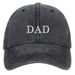 Unisex DAD & MOM Men's and women's embroidered baseball caps Casual couple outdoor sports cap visor_mkmklike.com