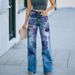 Women's Clothing Large Size Women's Casual Pants Thin Jeans _mkmklike.com