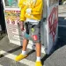 Men's Jeans Deeptown Vintage Letter Graphic Women Man Short Y2k Hip Hop Double Waisted American Style Jorts Baggy_mkmklike.com