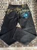 Statue Of Liberty Retro Distressed Denim Jeans Straight Leg Trendy Pants For Men And Women Casual Fashion Cotton Spring/Autumn_mkmklike.com