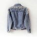 New Heavy-duty Beaded Denim Jacket For Women, Short, Long-sleeved, Fashionable, Foreign Trade, Big Pearl Denim Coat_mkmklike.com