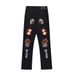 Heavy Embroidery Skull Flame Straight-Leg Jeans For Men Hip-Hop Rock Street Style Personality Loose Washed Long Pants_mkmklike.com