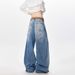 Vintage Paint-Splattered Star Jeans – Distressed Streetwear Straight-Leg Pants For Men (S-XXXL)_mkmklike.com