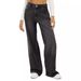 European and American foreign trade cat whiskers and maliu loose wide leg jeans for women_mkmklike.com
