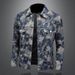 Loom Europe Station 2025 Spring And Autumn New Men's Jacket Trendy Brand Denim Turn-down Collar Slim Fit Youth European Style_mkmklike.com