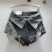 Women's Clothing Vintage ripped jeans women's summer high-waisted slimming shorts Small man niche wide leg pants_mkmklike.com