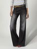 Women's Relaxed Straight Leg Jeans - Comfortable Stretch Denim Pants, Casual Loose Fit, Dark Blue/Lake Blue/Black_mkmklike.com