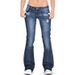 Women's Clothing Jeans Skinny Elastic Fringe Flared Trousers_mkmklike.com