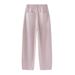 Women's Clothing Spring High Waist Loose Wide Leg Curved Casual Pants Long Sickle Pants_mkmklike.com