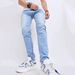 Men's Clothing Slim Fit Hip Hop Skinny Jeans Trendy Street Style Summer Washed Men's Denim_mkmklike.com