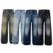 Jeans Men Wide Leg Long Pants Denim Pants Loose Casual Regular Straight Pants ONE Line Splice Button Bag Autumn Winter 2025_mkmklike.com
