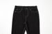 Men's Vintage Washed Black Flared Jeans – High Street Style With White Contrast Stitching, 70s Retro Loose Fit Trousers_mkmklike.com