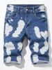 Men's Clothing Men's Tie-Dye Denim Jeans – Trendy Blue Print & Urban Streetwear Style (Sizes S-2XL)_mkmklike.com