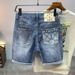 Men's Summer Chenille Shorts | Lightweight Embroidered Design Fashion Casual Elastic Waist Comfort Relaxed Straight-Leg Cut_mkmklike.com