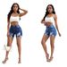 New Xintang jeans sexy hotties high waist tight butt ripped denim shorts for women_mkmklike.com