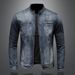 Loom Mvel Venom European American Style For Men Spring And Autumn 2025 New Motorcycle Jacket Retro Stylish Denim Stand_mkmklike.com