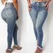 Women's Jeans Light Color Washed Street Trendy Blue High Waist Jeans_mkmklike.com