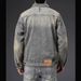 American Retro Brand Motorcycle For Men 2025 Autumn New Trendy Workwear Casual Denim Jacket_mkmklike.com