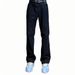Men’s CleanFit Black Relaxed Jeans – Slim Straight-Leg Denim Pants With Subtle Flare, Mid-Rise Cotton Blend (S-3XL, Washed Black, Stretch Comfort)_mkmklike.com