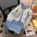 Unisex Gradient Embroidered Denim Jacket American Retro Style Floral Trendy Brand Design Spring Autumn Fashion Non-Stretch Denim_mkmklike.com