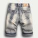 Men's Clothing Ripped Jeans Mid Length Pants Summer High Street Denim Shorts_mkmklike.com