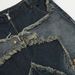 Men's Clothing Summer Shorts Stars Distressed Loose Five Point Pants Trendy Straight Jeans For Men_mkmklike.com