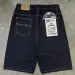 Men's Jeans Y2K Harajuku Unisex Black Denim Shorts Mens Skater Vintage Contrast Stitching Minimalist Embroidery Baggy_mkmklike.com