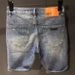 Men's High-End Retro Style Korean Trendy Summer Denim Shorts Low Waist Stretch Slim Fit Blue Jeans Five Point Pants_mkmklike.com