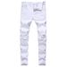 Men's Clothing Slim Fit Ripped Casual Stretch Denim Jeans_mkmklike.com