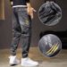 Men's Clothing Loose Elastic Waist, Work Wear, Cuffs, Casual Harem Pants_mkmklike.com