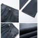 Men's Retro Washed Straight Leg Jeans – Korean Cleanfit Style, Classic Blue Denim For Casual & Winter Wear (M-XXL)_mkmklike.com