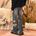 "Men's Summer Patchwork Denim Jeans – Relaxed Straight Fit With Trendy Embroidered Details (Streetwear Essential, Casual Staple, Unisex Appeal)"_mkmklike.com