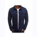 Pulse Pulse European And American Hot Push Men's Double Pocket Stand Collar Denim Casual Solid Color Cardigan Button Workwear Jacket_mkmklike.com