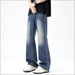 Men's Clothing Men's Spring/Summer Style Trendy Casual Jeans Slightly Flared Versatile Flattering Trousers For Men_mkmklike.com