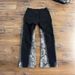 Men's Retro High Street Trend Hip Hop Straight Leg Wide Leg Casual Jeans Two Tone Digital Print_mkmklike.com