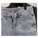 Man Denim Shorts Graphic Straight Short Jeans Pants For Men Luxury Novelty In Y2k Fashion Buttons Summer Sale Original New_mkmklike.com