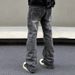 Men's Clothing Men's Straight Flared Cleanfit Pants High Street Vibe_mkmklike.com