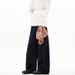 Men's Raw Cutaway Jeans Unisex Design Baggy Style Wide Leg Fit With Detachable Bandana_mkmklike.com