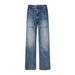 Summer American Industrial Clothing Splicing Structure Casual Pants Light Zip Float Heavy Physical Wash Cat Whisker_mkmklike.com
