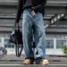 Pulse European And Wide-Leg Jeans For Men, Loose Straight-Leg New American Style Oversized Vintage High Street Pa, Cargo_mkmklike.com